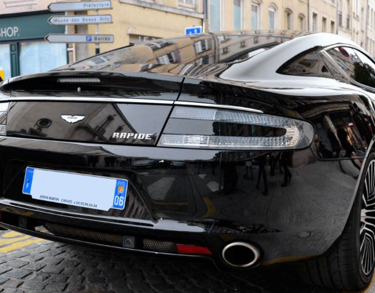 Armored Bulletproof Aston Martin Rapide with Armormax Side