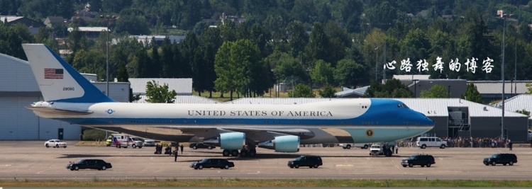 Air Force One Carrying the President's Armored Car