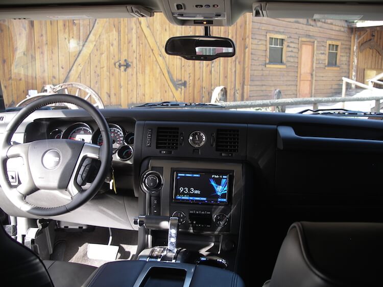 Armored H2 Front Interior from International Armoring