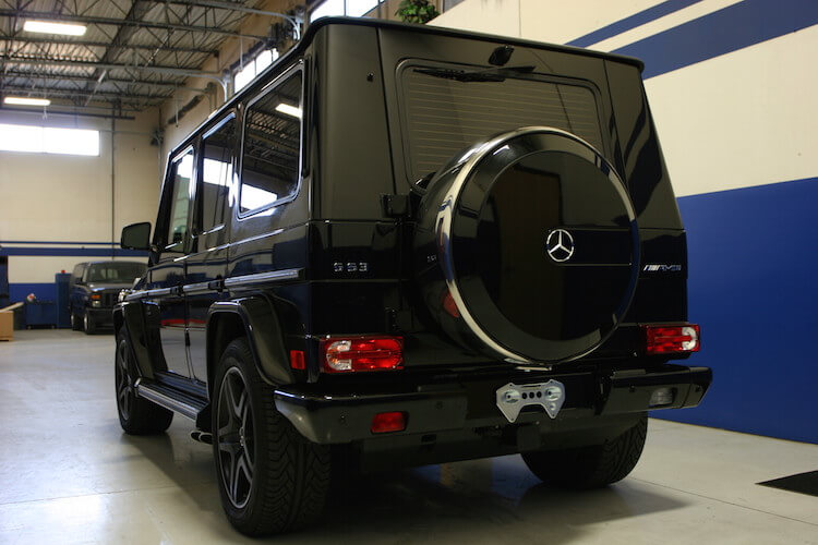 Armored Mercedes Benz G63 AMG Bulletproof Rear View