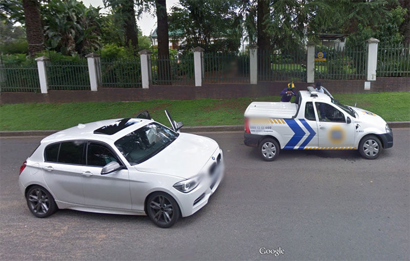 Google Street View Captures Armed Robbery in South Africa