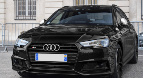 front view of a Bulletproof Audi S4