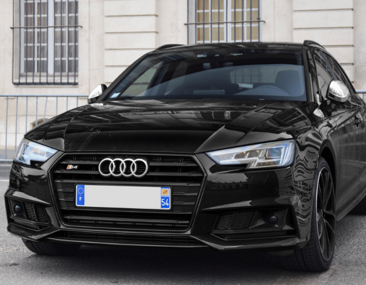 front view of a Bulletproof Audi S4