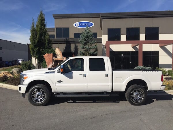 Bulletproof Ford F350 Platinum