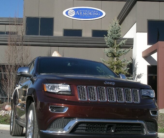 Bulletproof Red Jeep Grand Cherokee SRT