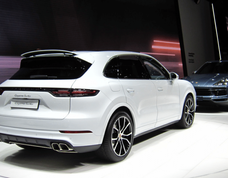 Bulletproof Porsche Cayenne front view