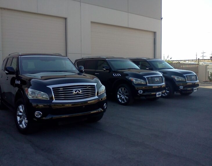 Two Armoured Infiniti QX 56 Models IAC Utah