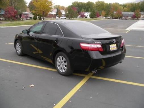armored black toyota camry