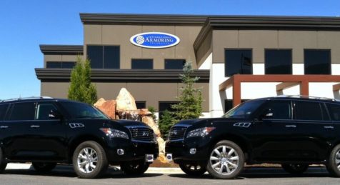 Two Armoured Infiniti QX 56 Models IAC Utah