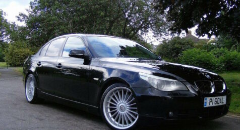 image of bulletproof black bmw