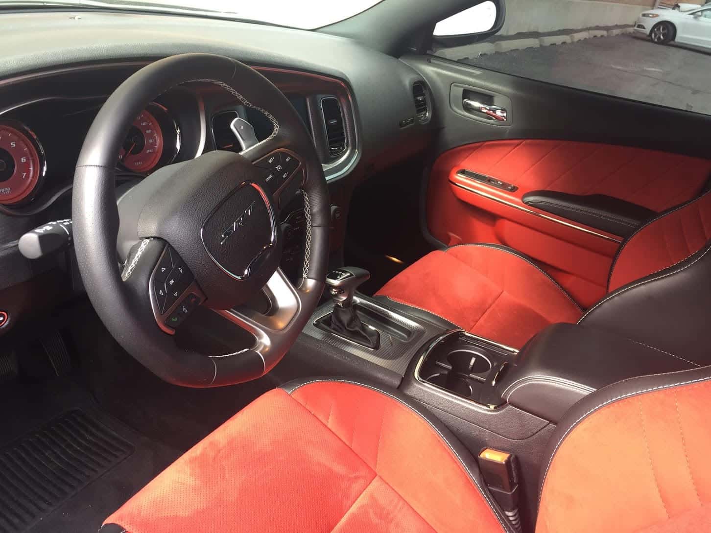Bulletproof dodge charger hellcat interior