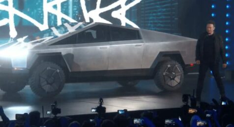 Elon Presenting Cybertruck