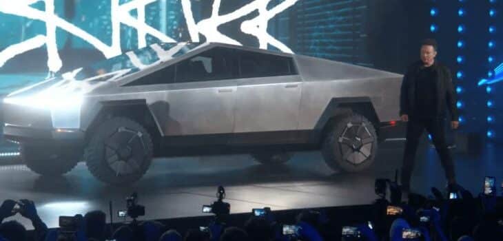 Elon Presenting Cybertruck