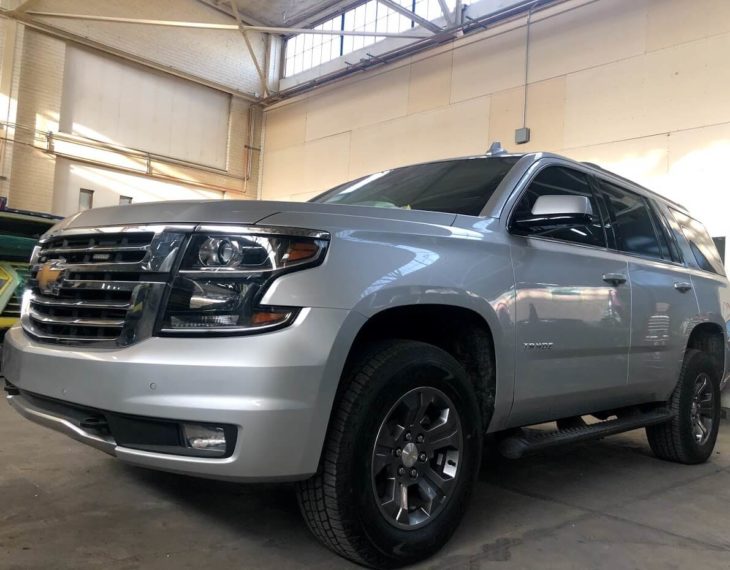 Bulletproof Chevy Tahoe Armourmax Silver Protection