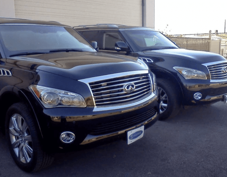 Strobe Lights Armored Infiniti QX 56