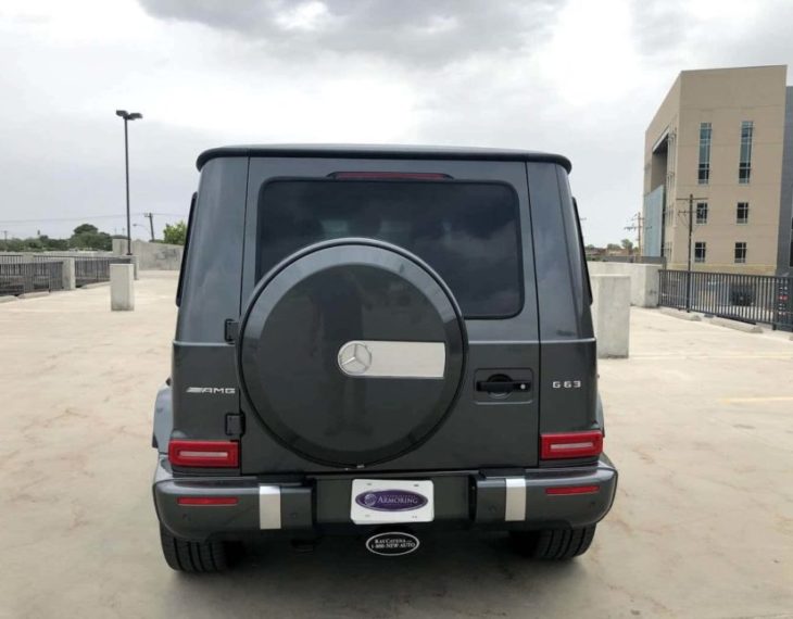 2020 Bulletproof Mercedes Benz G 63 AMG with Armormax Rear Logo