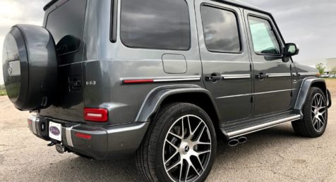 2020 Silver Armored Mercedes Benz G 63 AMG with Armormax Side