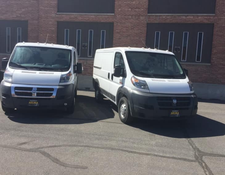 Bulletproof Dodge Promaster with Armormax Side View