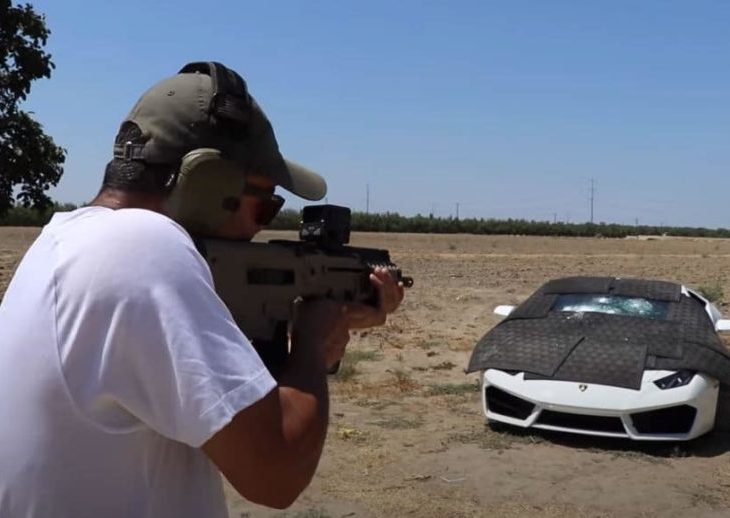 Edwin Shooting at Bulletproof Lamborghini
