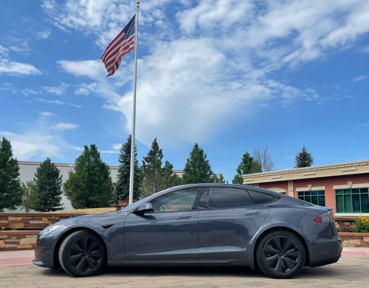 Armormax bulletproof Tesla Model S Plaid Design