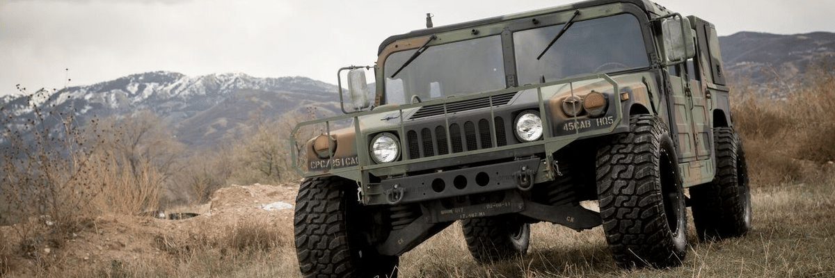 Military Humvee is Always Off-Road Ready