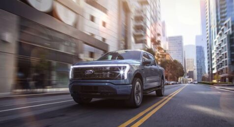 Armored F-150 Lightning from Armormax Reservation City Driving