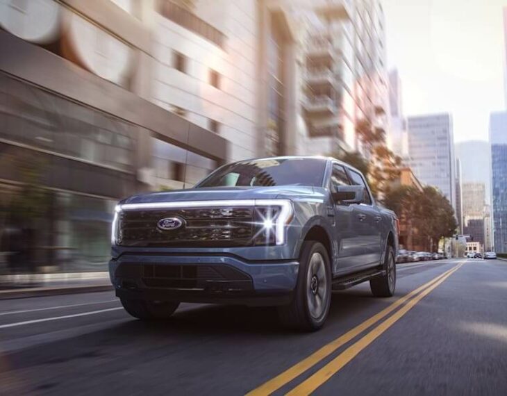 Armored F-150 Lightning from Armormax Reservation City Driving