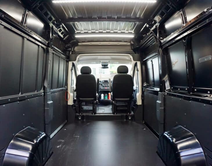 Bulletproof Dodge Promaster with Armormax Side View