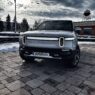 Armored Rivian R1T Electric Truck from Armormax Street Driving