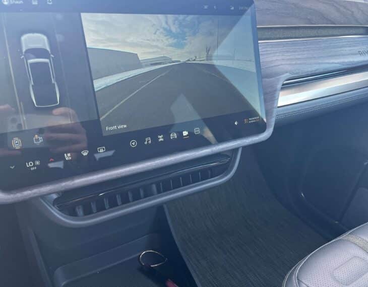 Armored Rivian R1T Electric Truck from Armormax Street Driving