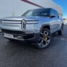 Armored Rivian R1T Electric Truck from Armormax Street Driving
