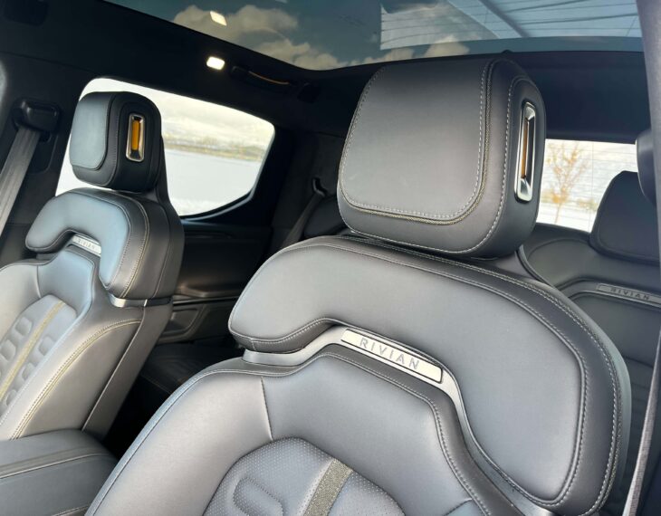 Armored Rivian R1T Electric Truck from Armormax Street Driving
